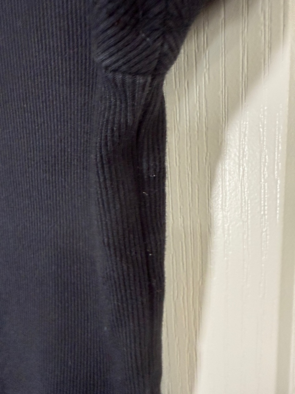 Maeve Anthropologie Ribbed Crop Tee XS Black Fitted Short Sleeve Top - Picture 3 of 5